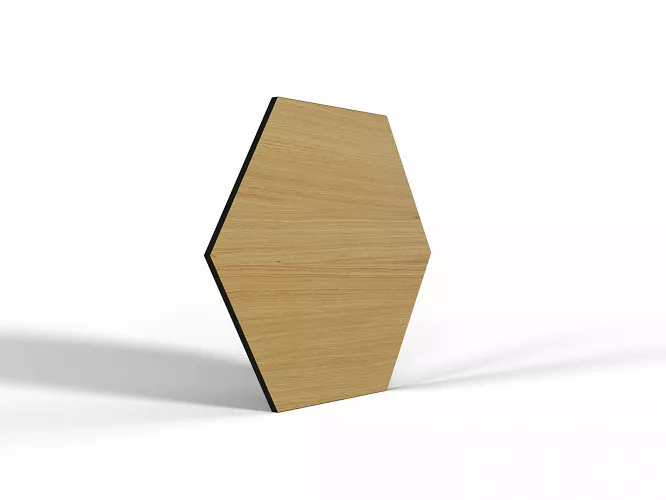 Panel fornirowany Dąb Europejski -  Heksagon 43  cm