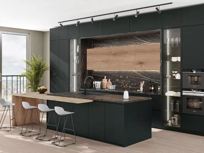 Blat Kuchenny Nero Bronzo K698 PN
