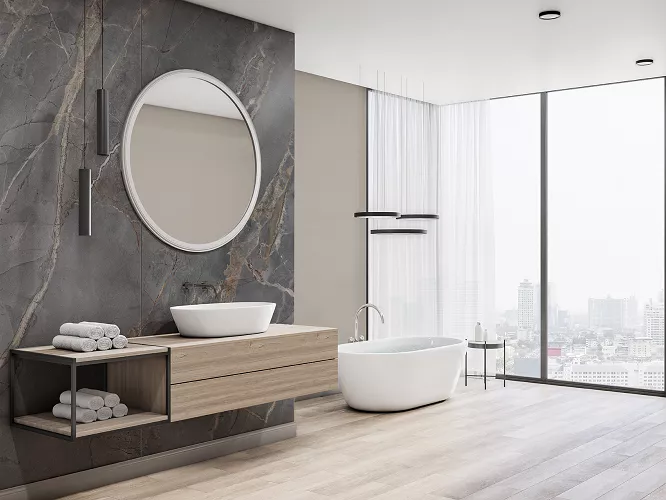Wodoodporna płyta ścienna Velvet Marble R193 PT